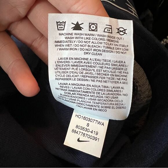 Nike patriots navy joggers. Size small - Picture 4 of 12